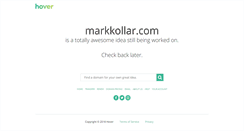 Desktop Screenshot of markkollar.com